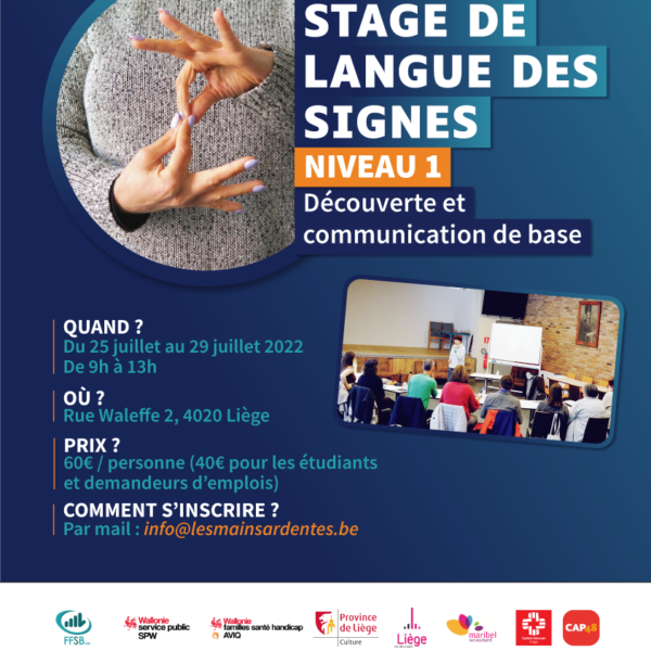 Stage de Langue des Signes LSFB